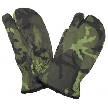 Рукавиці трипалі Czech M95 ECW Mittens на хутрі, M95 CZ tarn. Чехія, оригінал. 615491 фото