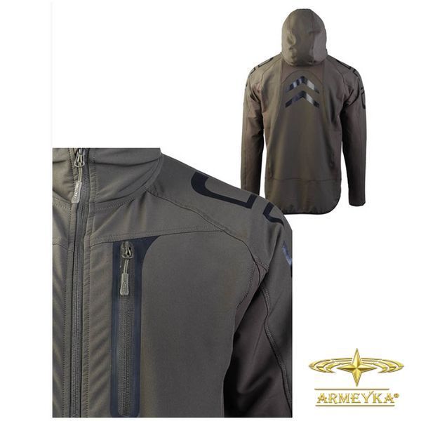 Куртка тактическая ветро/влагостойкая softshell олива софшел Mil-Tec Германия
