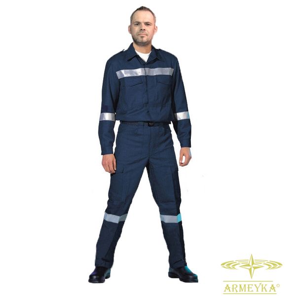 Бойовка комплект польовий костюм пожежного pfeifer adas® blau antistat. темно-синій вогнетривкий Оригінал Австрія HK789593 фото