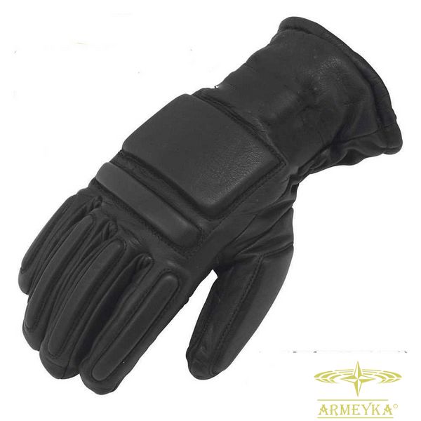 Рукавички riot leather/kevlar glove чорна шкіра Оригінал Британія 125206 фото