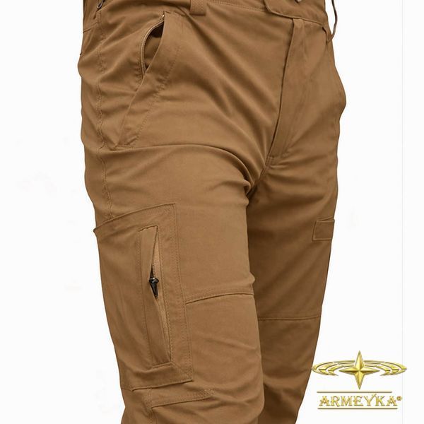 Брюки тактические lightweight combat micro rip-stop койот вискоза UA