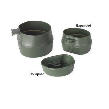 Кружка складная wildo fold-a-cup&reg; 200 ml. олива пищевой пластик Швеция