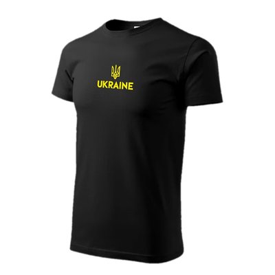 Футболка ukraine черный пенье/стрейч-коттон UA Y000015A фото