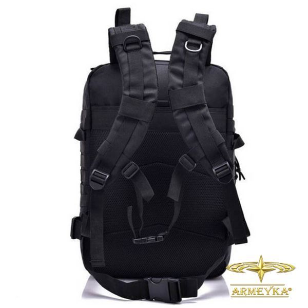 Рюкзак тактичний 45l (tosh) чорний оксфорд (PRC)