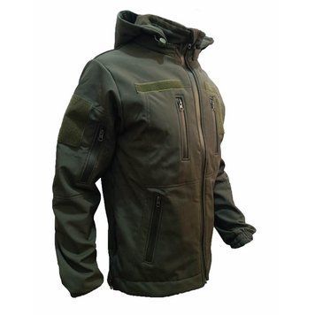 Куртка вітро/вологостійка softshell олива софтшеллл UA