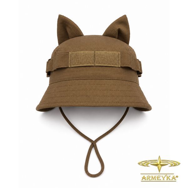 Панама combat hat special force, трансформер с ушками койот смесовая UA