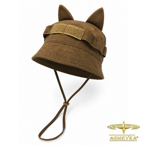Панама combat hat special force, трансформер с ушками койот смесовая UA