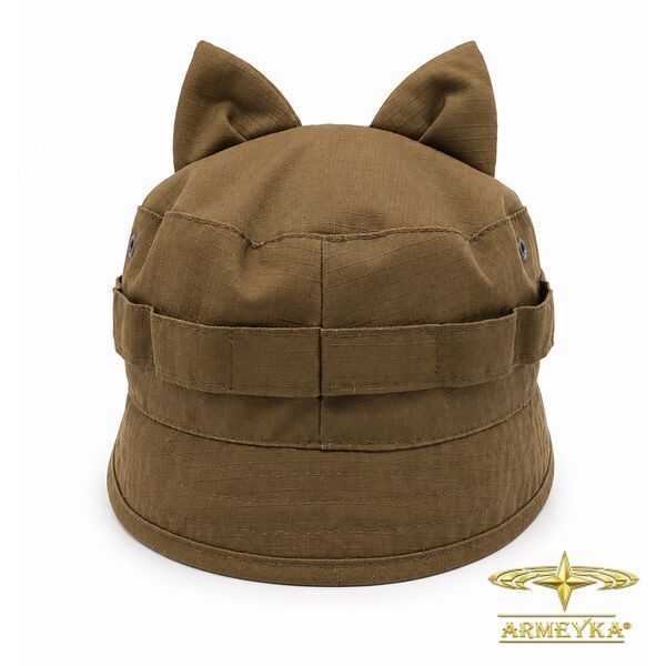 Панама combat hat special force, трансформер с ушками койот смесовая UA