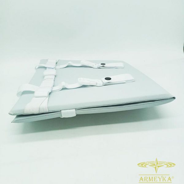 Каремат коврик-сидушка 38x30x1,1 cm., складной (2 секции, длина 61 см.) белый комбинированный UA 310004L фото
