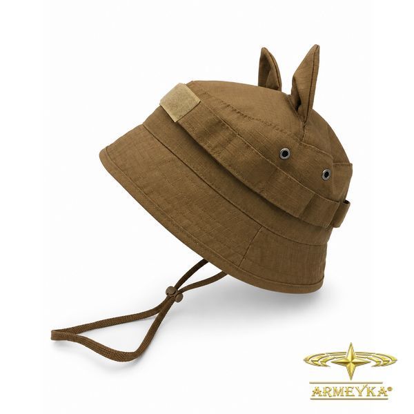 Панама combat hat special force, трансформер с ушками койот смесовая UA