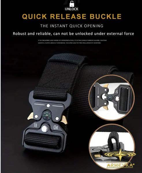 Ремінь тактичний Cobra Lock Belt_ Marpat Desert. нейлон/метал PRC