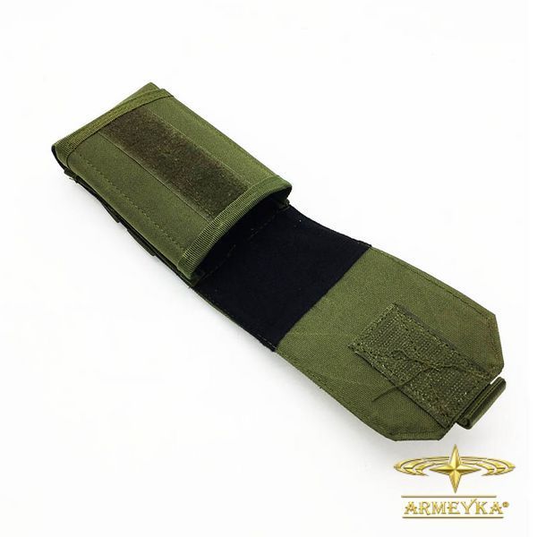 Подсумок для телефона (molle/поясной) олива оксфорд PRC