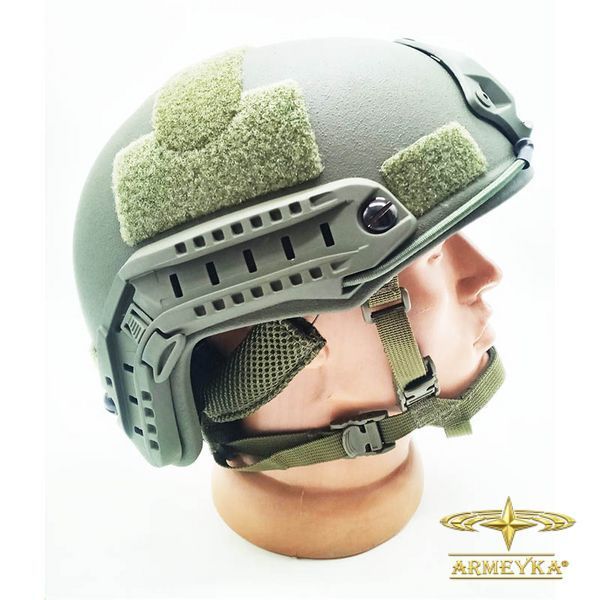 Шлем fast tactical helmet nij iiia олива свмпэ (uhmwpe) PRC
