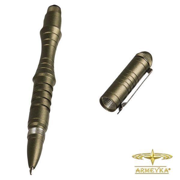 Тактические инструменты и аксессуары ручка tactical pen олива металл Mil-Tec Германия