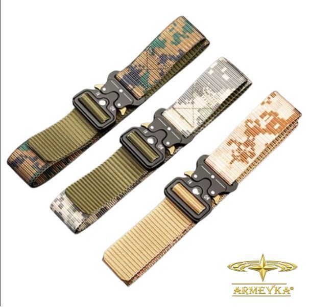 Ремінь тактичний Cobra Lock Belt_ Marpat Desert. нейлон/метал PRC