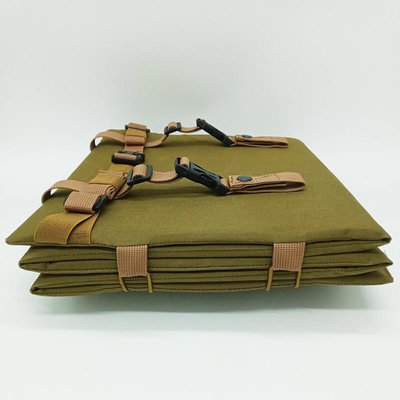 Каремат коврик-сидушка 38x30x1,1 cm., складной (5 секций, длина 153 см.) койот комбинированный UA 310007R фото