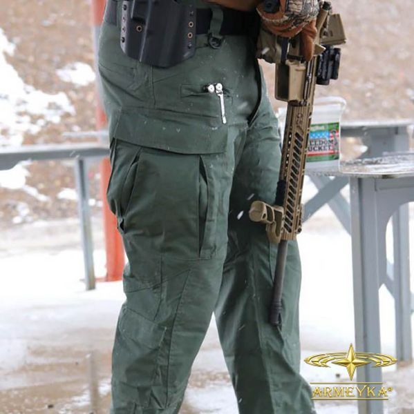 Брюки sfu next pants cotton ripstop хаки хлопок Helikon-Tex&reg; Польша