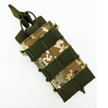 Каркасний підсумок на 1 магазин із фіксатором MM-14, Cordura, UA)