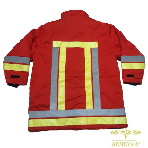Бойовка куртка пожарного tacconi. s.p.a. красный огнеупорный Швейцария K789687 фото