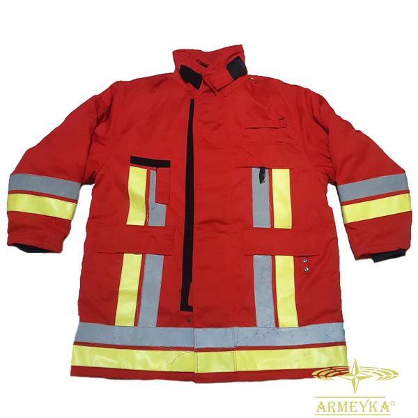 Бойовка куртка пожежного tacconi. s.p.a. червоний вогнетривкий Швейцарія K789687 фото