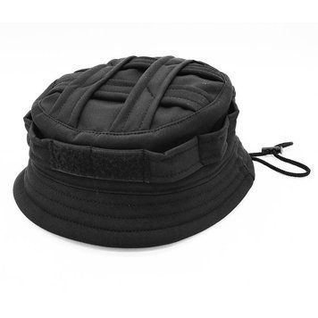 Панама ветровлагостойкая combat hat special force черный softshell UA