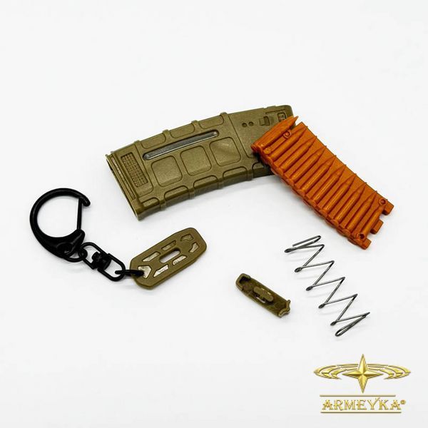 Брелок-макет магазину AR/M4 PMAG 30 GEN M3 (5.56x45), PRC