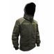Тактична флісова кофта з капюшоном із вставками Softshell, олива. UA. Y030027B фото 1