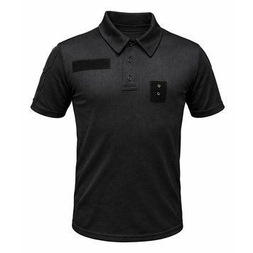 Футболка polo национальная полиция черный coolmax UA
