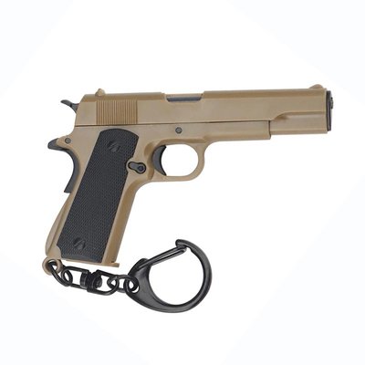 Брелок модель пистолета colt m1911 (активная) олива пластик PRC Y280004B фото