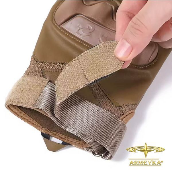 Перчатки тактические mtb gloves, с защитой (сенсорные) койот синтетика PRC