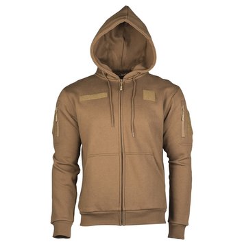 Спортивна куртка tatctical hoodie койот тринитка Mil-Tec Німеччина 11472019 фото