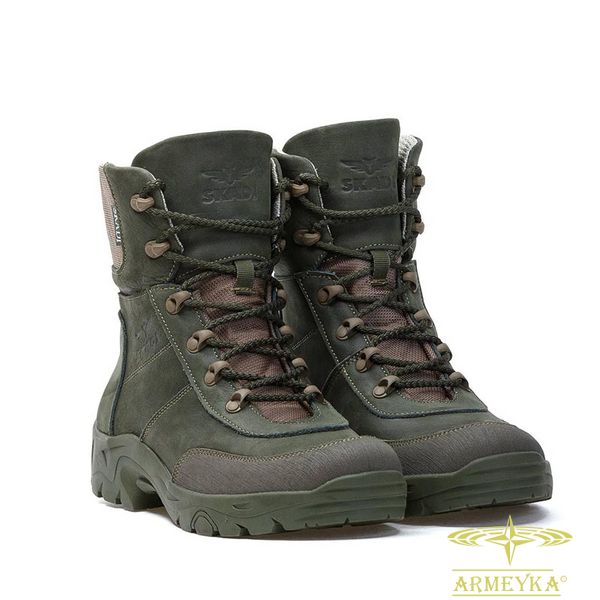 Берцы -ботинок зимний с утеплителем thinsulate skadi "patriot" олива кожа UA Y180007B фото