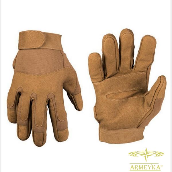 Рукавички army gloves койот синтетична шкіра Mil-Tec Німеччина 12521019 фото