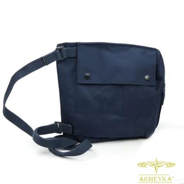 Сухарка сумка противогазная (с плечевой лямкой) темно-синий кордура Оригинал Голландия 785594 фото