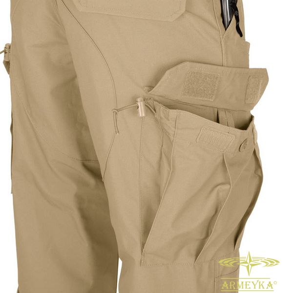 Брюки cpu pants cotton ripstop хаки хлопок Helikon-Tex® SPCPUCR13 фото