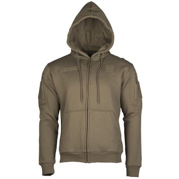 Спортивна куртка tatctical hoodie олива тринитка Mil-Tec Німеччина 11472012 фото