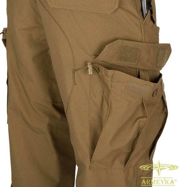 Штани cpu pants polycotton ripstop койот змішаний Helikon-Tex® SPCPUPR11 фото