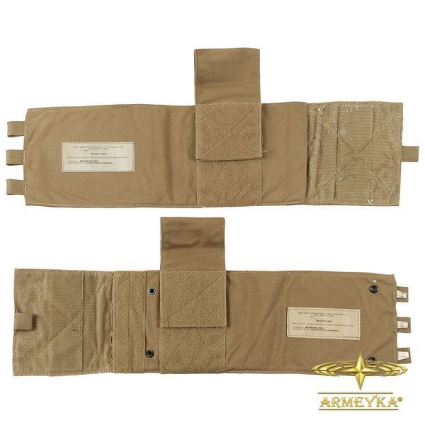 Плитоноска пояс сummerbund body armor (розпаровка, права частина) койот, Cordura США