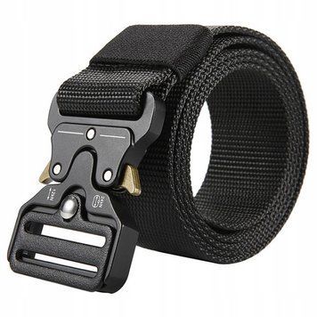 Ремінь тактичний Cobra Lock Belt_ чорний нейлон/метал PRC
