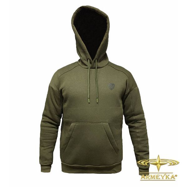 Спортивная кофта tactical hoodie олива трехнитка UA
