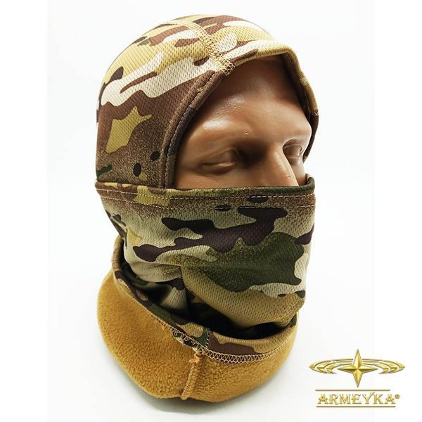 Балаклава зимова alpine multicam coolmax+фліс UA