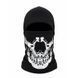 Балаклава skull vii (белый принт) черный стрейч кулир+флис UA 100099A фото 2