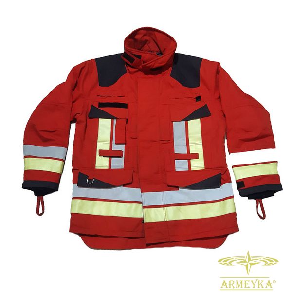 Бойовка куртка пожарного st protect. s.p.a. красный огнеупорный Швейцария K789689 фото