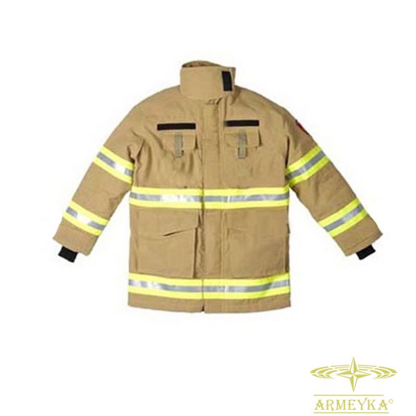 Бойовка куртка пожарного safety masteas бежевый огнеупорный Оригинал Голландия K789642 фото