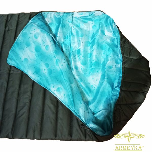 Спальный мешок демисезонный/летний (одеялом) 220х70 см. олива синтетика UA Y310008B фото