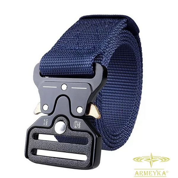 Ремінь тактичний cobra lock belt синій нейлон PRC Y220001G фото