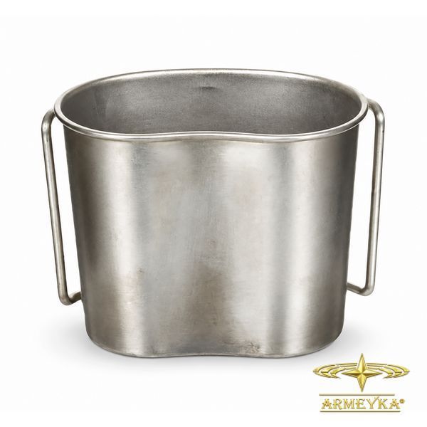 Фляга 1 l з кружкою, олива пластик, оригінал (Нідерланди)