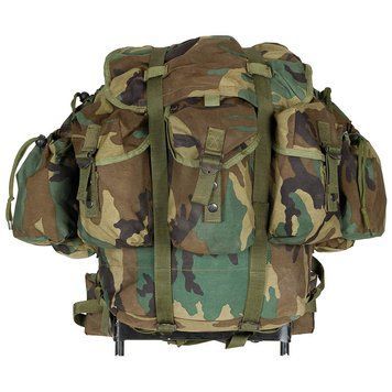 Рюкзак Turkish Army ALICE Medium, з металевою рамою, woodland. Туреччина, оригінал.