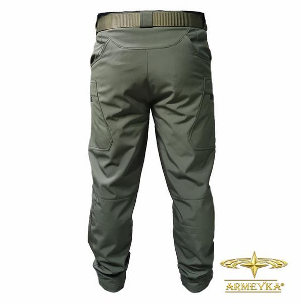 Штани tactical, вітро/вологостійкі softshell олива софтшелл UA