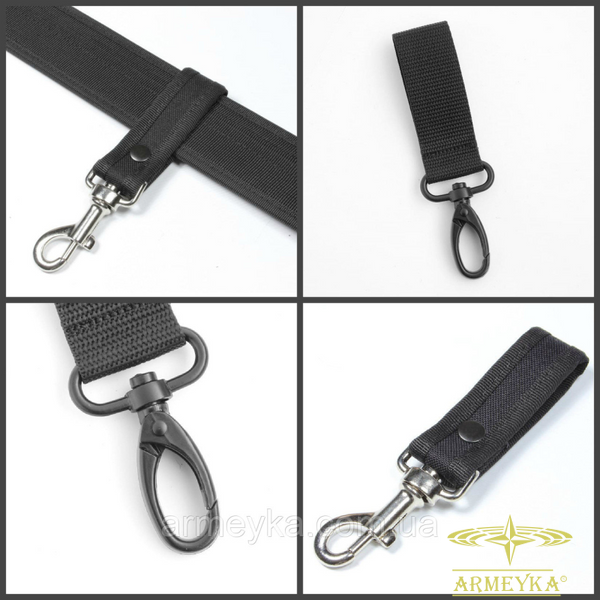 Фіксатор/кріплення для ключів belt clip чорний текстиль Оригінал Британія 292381 фото